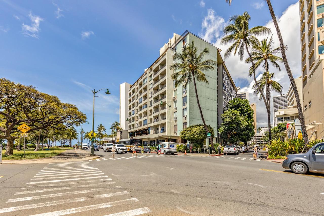 Inviting Waikiki Grand Hotel Room One Block To Beach! Honolulu Exterior foto